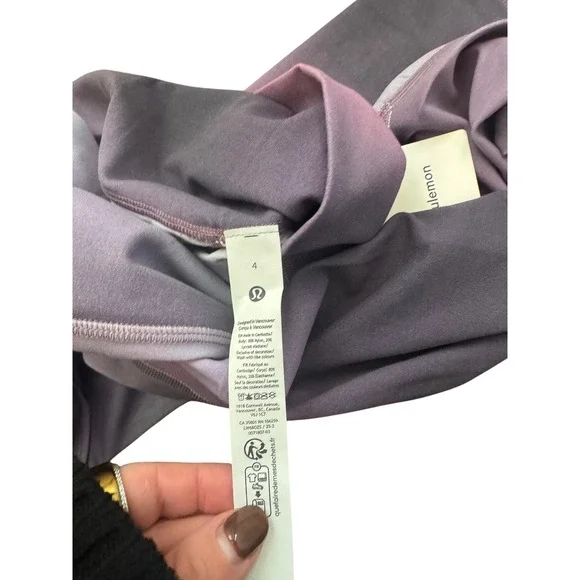 Lululemon Align High Rise 23" Ombre Leggings Size 4 Purple Grey Yoga Athlesiure - Picture 4 of 5